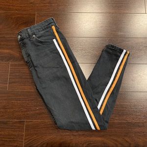 Top Shop Striped Jeans